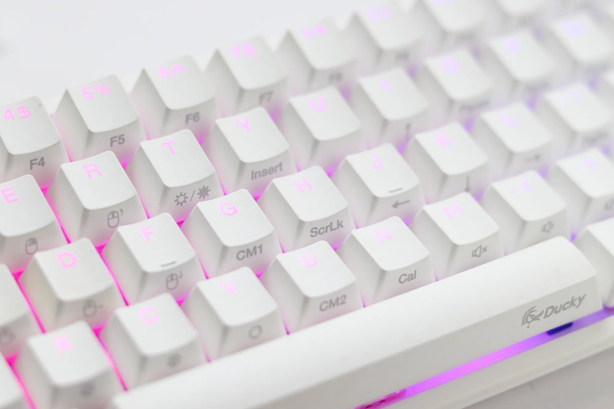 Ducky Keyboard One 2 Pro 60% -White- Cherry Brown . 