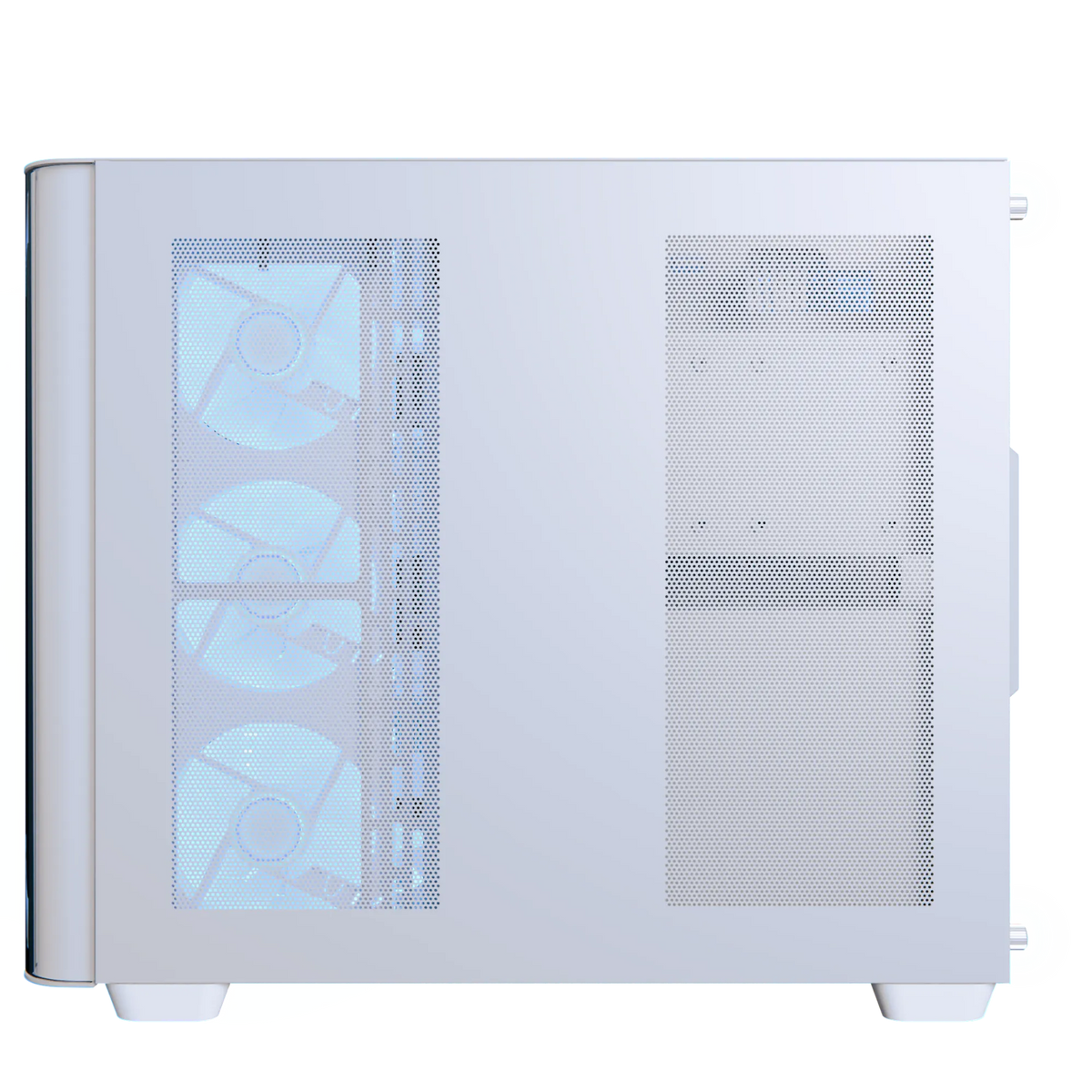 Aerocool P500C White Mid tower case - Includes 120mm ARGB Fan x 4 and 4-port ARGB control hub - ATX - 3x 2.5'' or 2x3.5'' - 360m