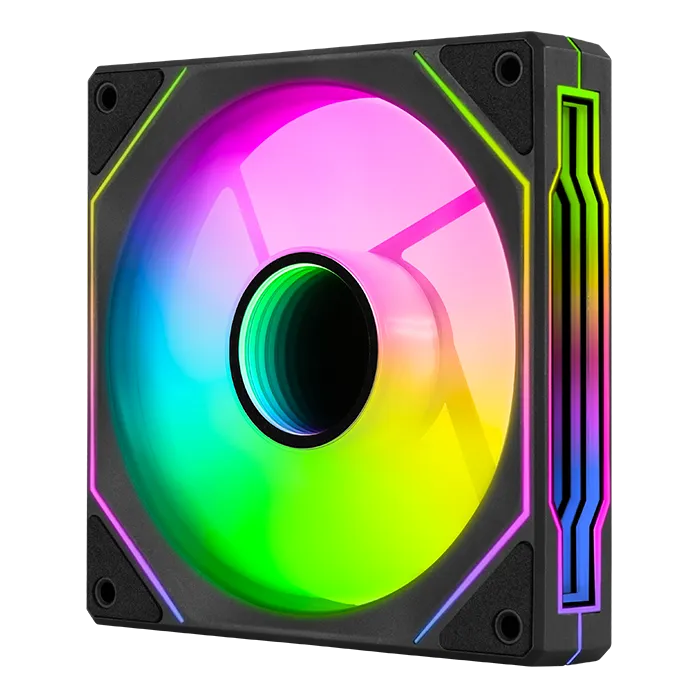 Aerocool Phantom M-3 12 PWM ARGB Fan - Black
