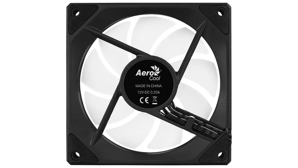 Aerocool Phantom M-3 12 PWM ARGB Fan - Black