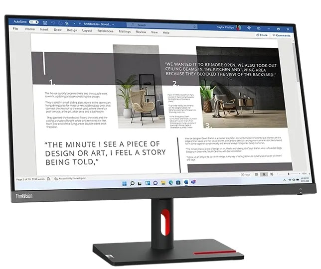 Thinkvision|S27i-30|27 inch IPS panel|FHD 1920 x 1080|Intern