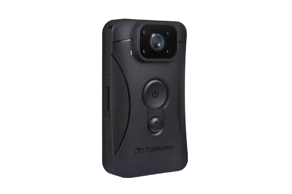 TRANSCEND DRIVEPRO BODY 10 BODY CAMERA WITH 64GB MICROSD CARDS.