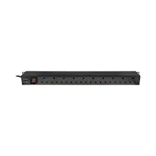 10-PORT METAL RACK MNT C13; C14