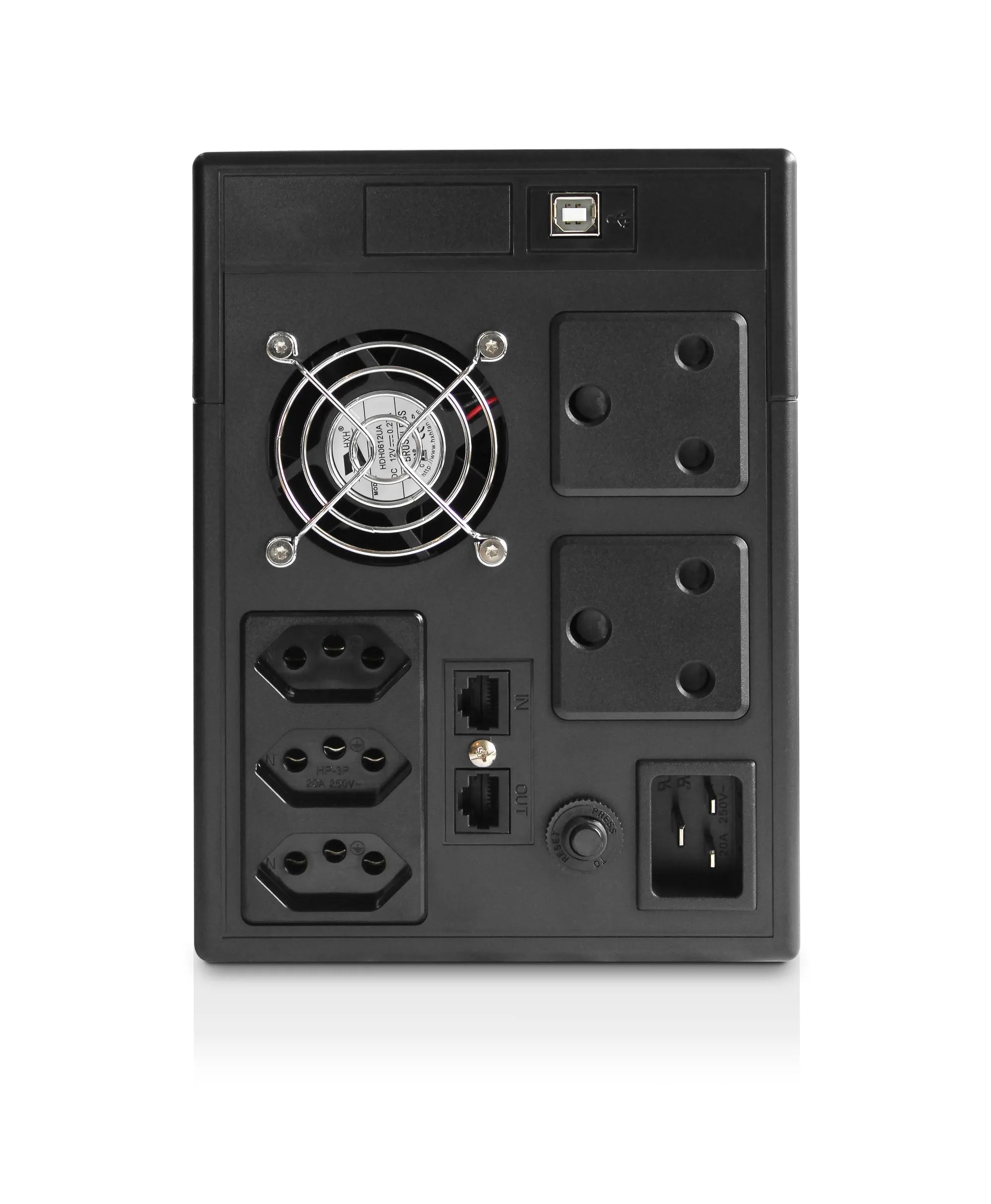 RCT 2400VAS LINE-INTERACTIVE UPS (1440W; LED Indicators; 1 x USB Comm PORT; 2x SA WALL; 3 x New SA SOCKET )