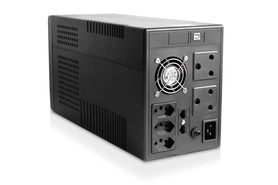 RCT 2400VAS LINE-INTERACTIVE UPS (1440W; LED Indicators; 1 x USB Comm PORT; 2x SA WALL; 3 x New SA SOCKET )