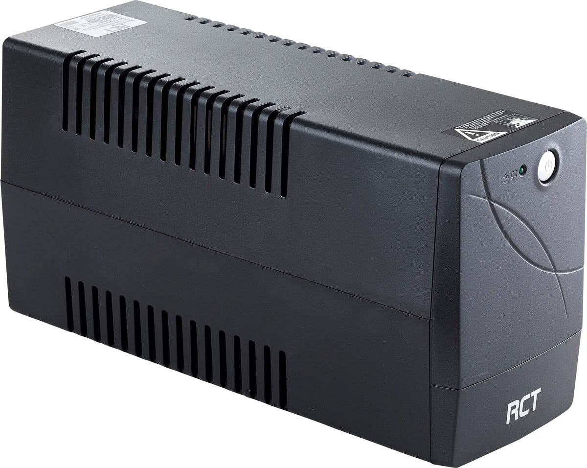 RCT 650VA LINE-INTERACTIVE UPS 360W with SA WALL SOCKET - 1 X TYPE M 2 X TYPE N. - BATTERY 6 MONTH WARRANTY ONLY!
