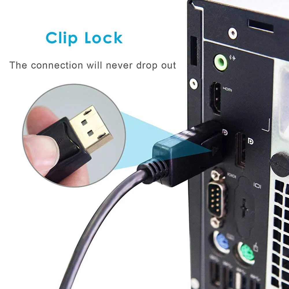 RCT display port to VGA (M to F) adapter .