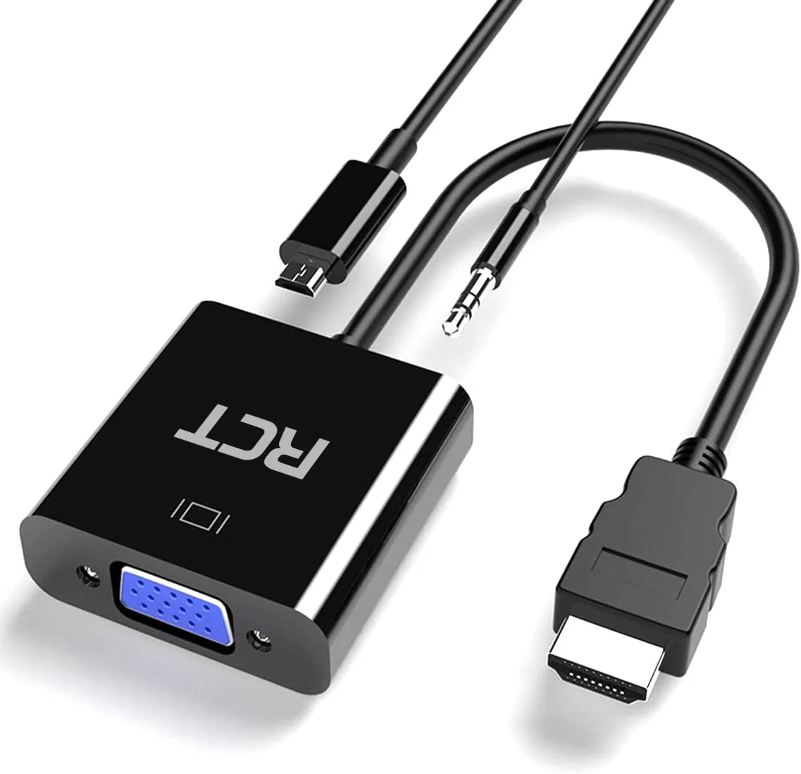 RCT HDMI to VGA (M to F) adapter with audio
