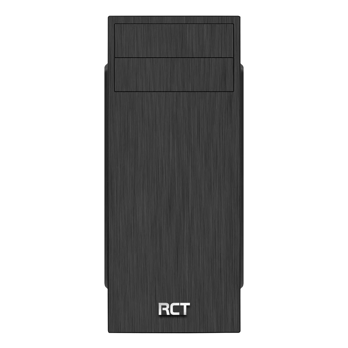 RCT Mid ATX Case with DVD drive slot - Black + 550W; 1x Fan. Up to 1 x 5.25” ODD; 3 x 3.5” HDDs (2 x 3.5”/2.5?) or 4 x 2.5” SSD