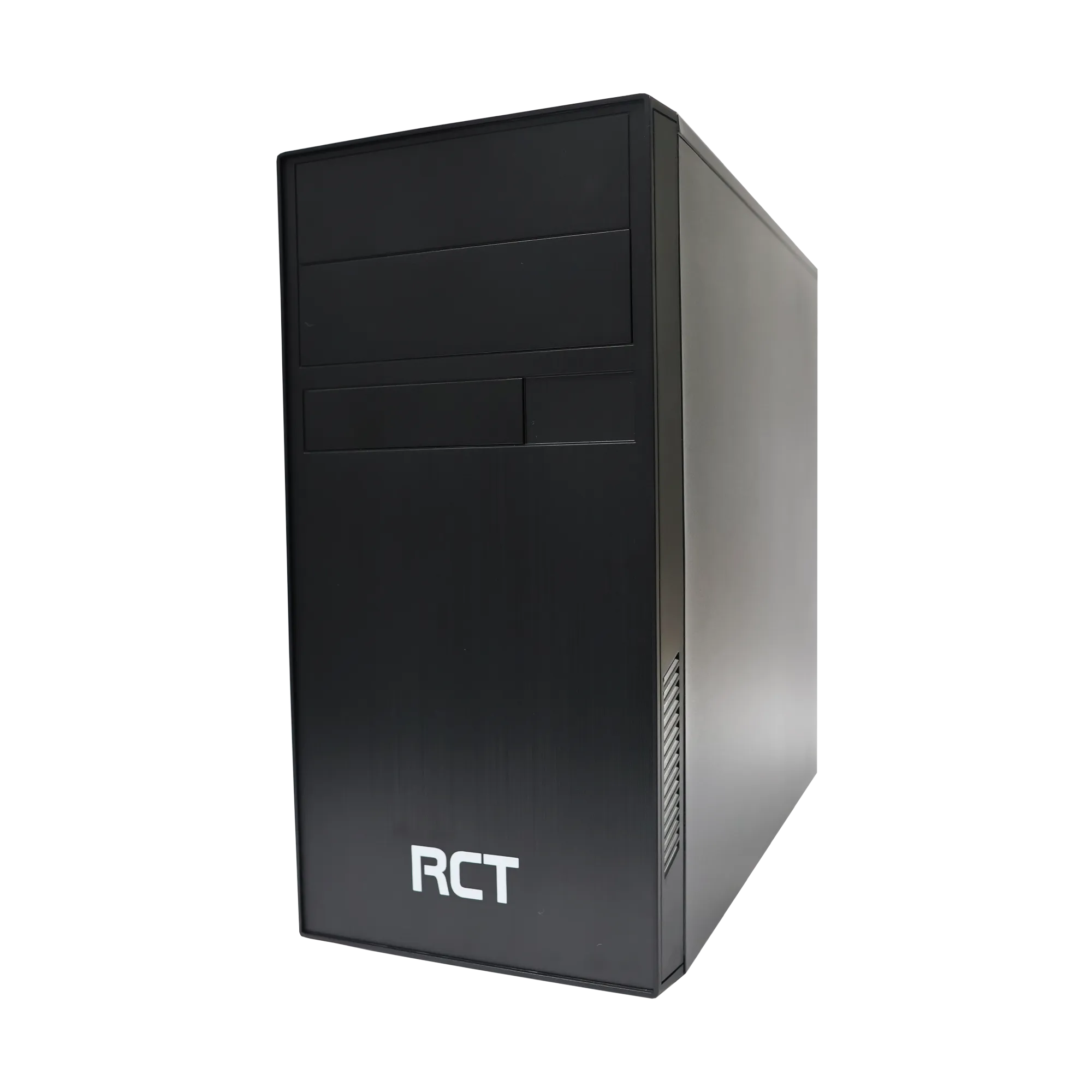 RCT mATX Case with DVD drive slot - Black + 300W