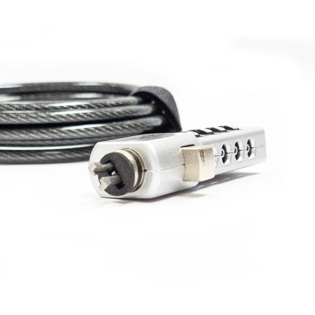 RCT 4 digit 3 in 1 security lock; T-Bar | Kengsington; Nano and Noble Wedge Lock Slot Compatible; 1.8m