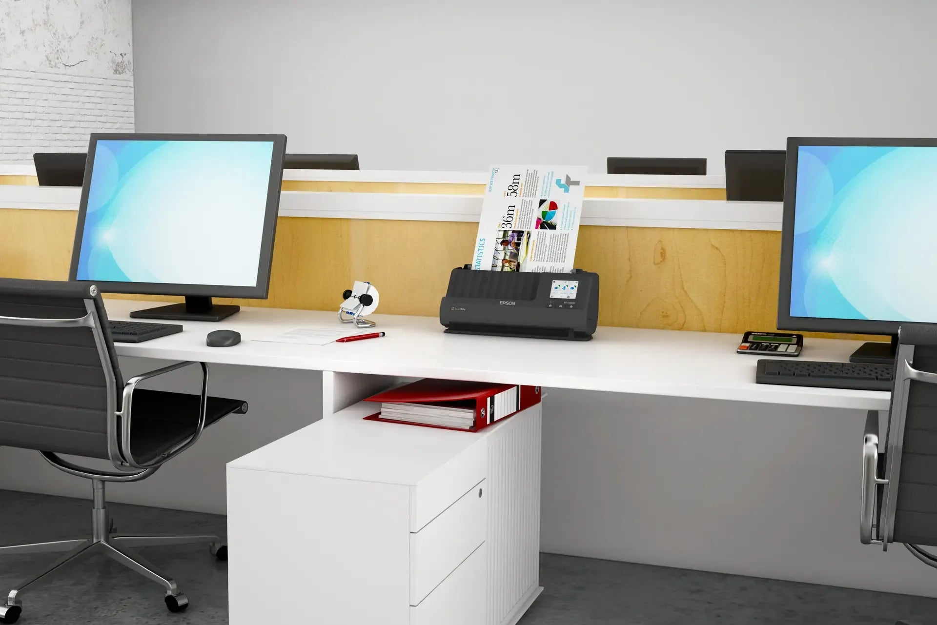 Epson ES-C380W A4 Compact Network Scanner