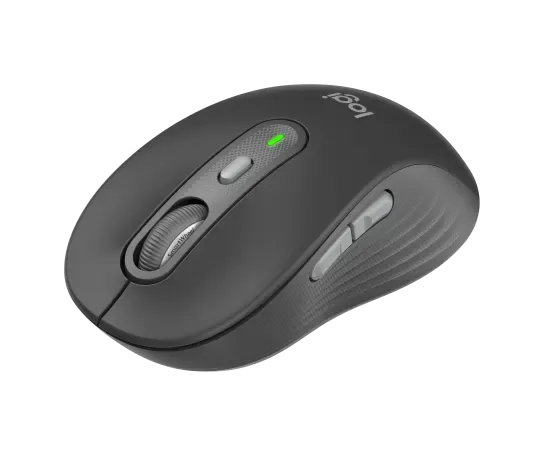 Logitech MK950 Signature Slim, Wireless, RF Wireless + Bluetooth, Scissor key switch, QWERTY, Graphite, Mouse included