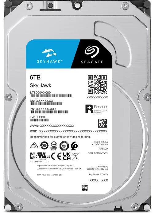 Seagate Skyhawk ST6000VX009 6TB 3.5'' HDD Surveillance Drive