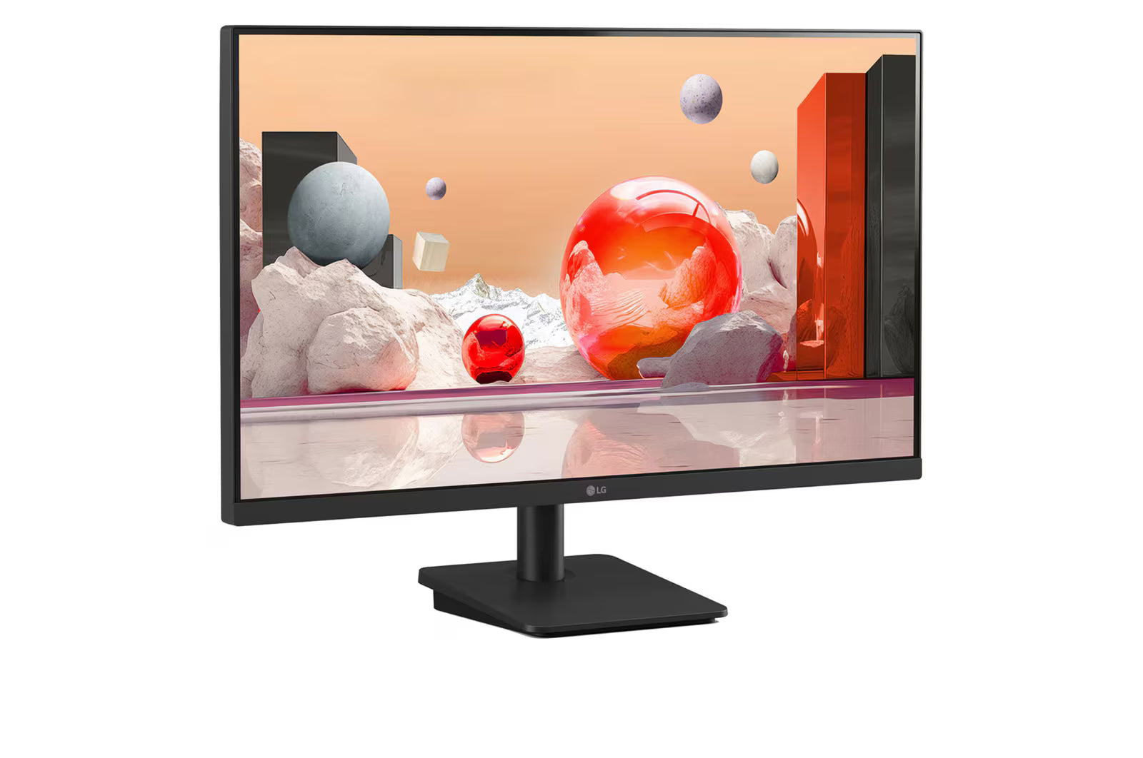LG Essential 27'' FHD IPS Monitor 100Hz; 1920x1080 IPS; Super Resolution+; 2x HDMI Ports; Tilt Functionality