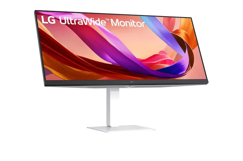 LG UltraWide 34'' FHD IPS White Monitor 100Hz USB-C incl Speaker; 2560x1080 IPS; HDMI; Display; USB-C; Tilt/Height/Swivel
