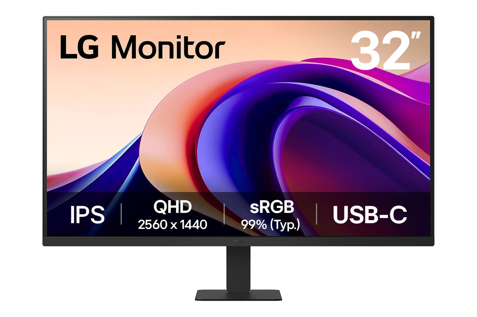 LG 32U631A 32'' UltraFine WQHD IPS Monitor 100Hz with USB-C