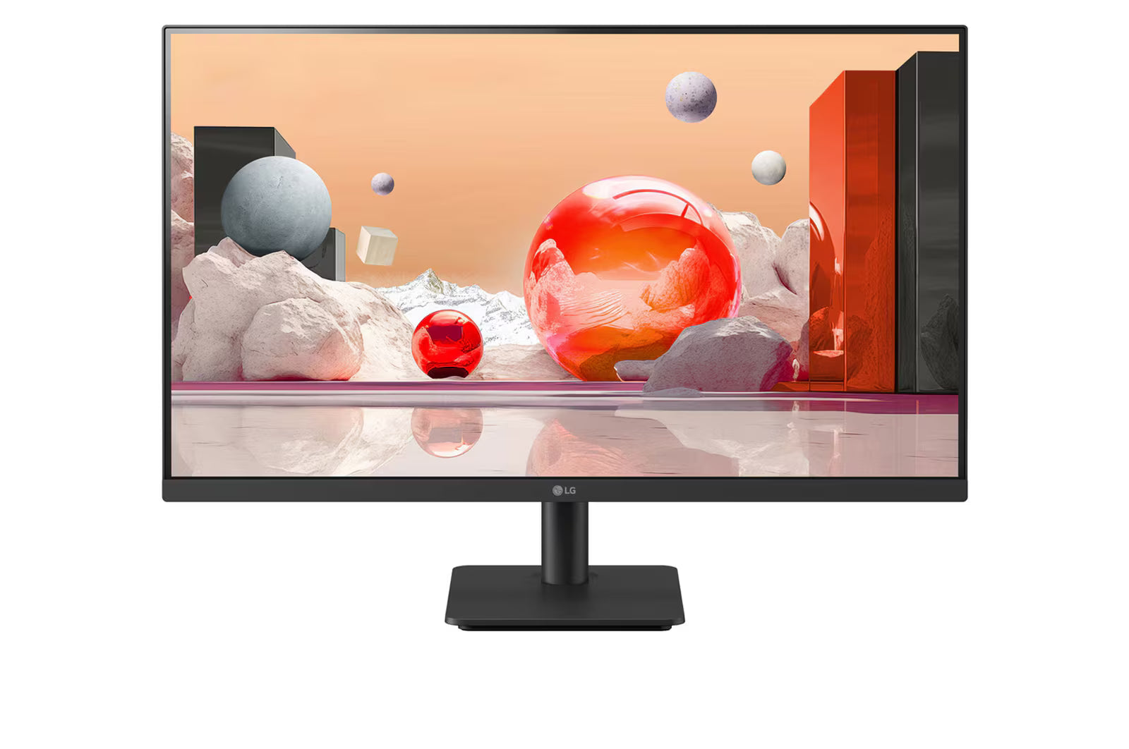 LG Essential 27'' FHD IPS Monitor 100Hz; 1920x1080 IPS; Super Resolution+; 2x HDMI Ports; Tilt Functionality