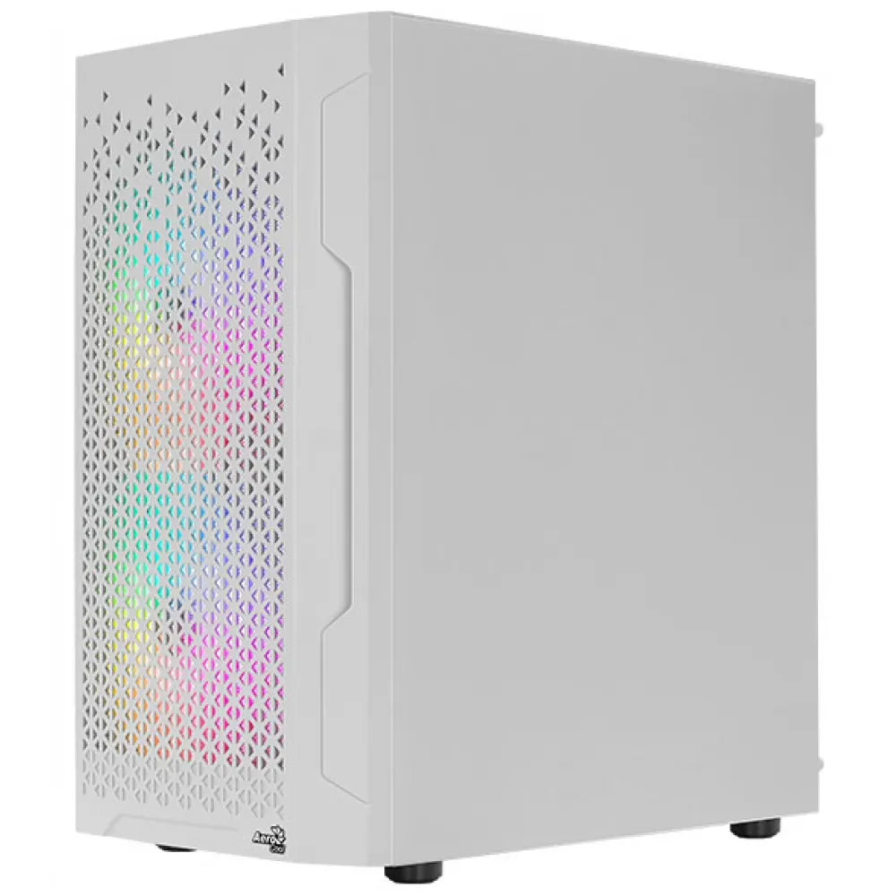 Aerocool Trinity Mini White tower case - 2x 140mm and 1x 120mm RGB included - Micro ATX - 2x3.5'' or 3x 2.5'' - 240mm radiator
