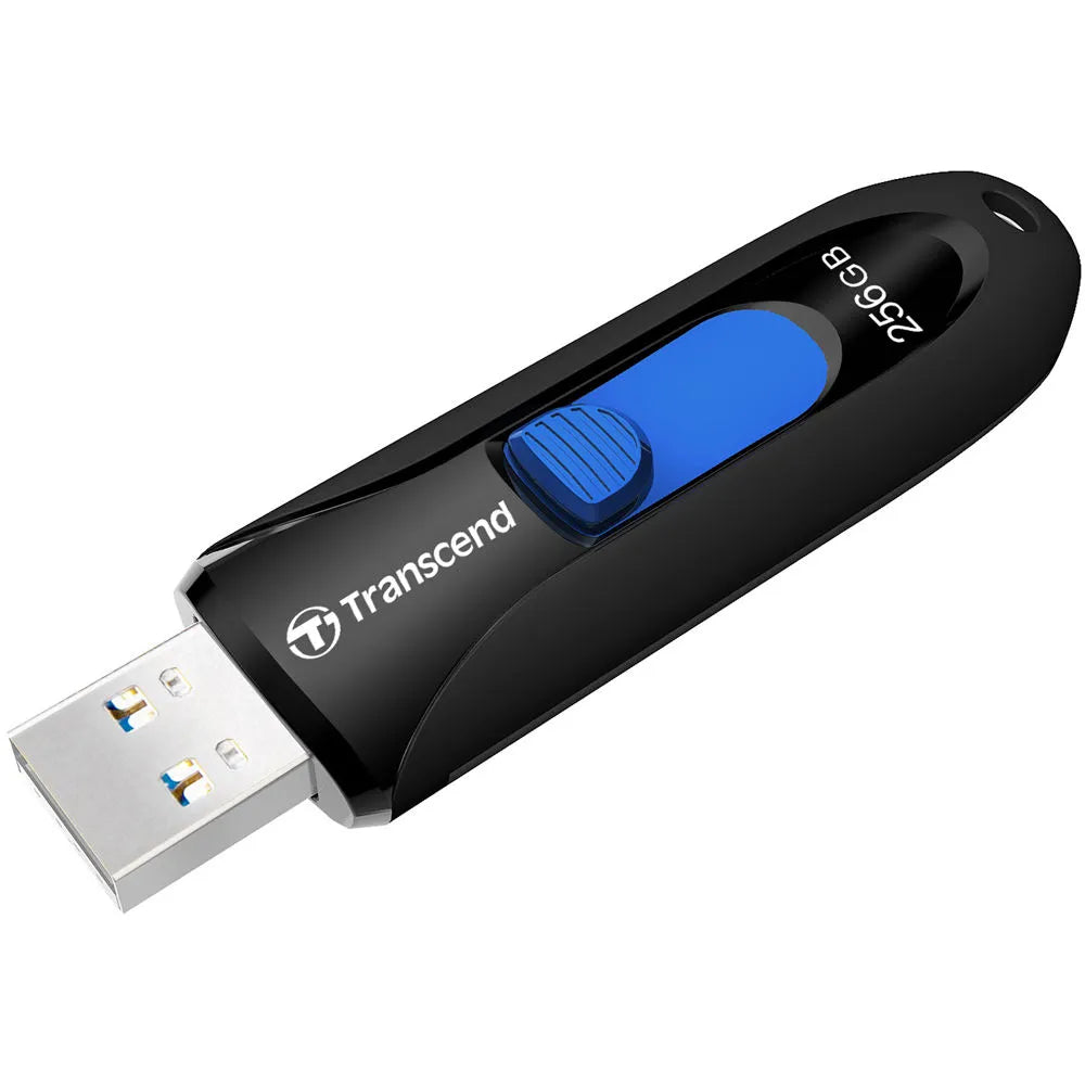 Transcend JetFlash 790 256GB, 256 GB, USB Type-A, 3.2 Gen 1 (3.1 Gen 1), Capless, 4.9 g, Black