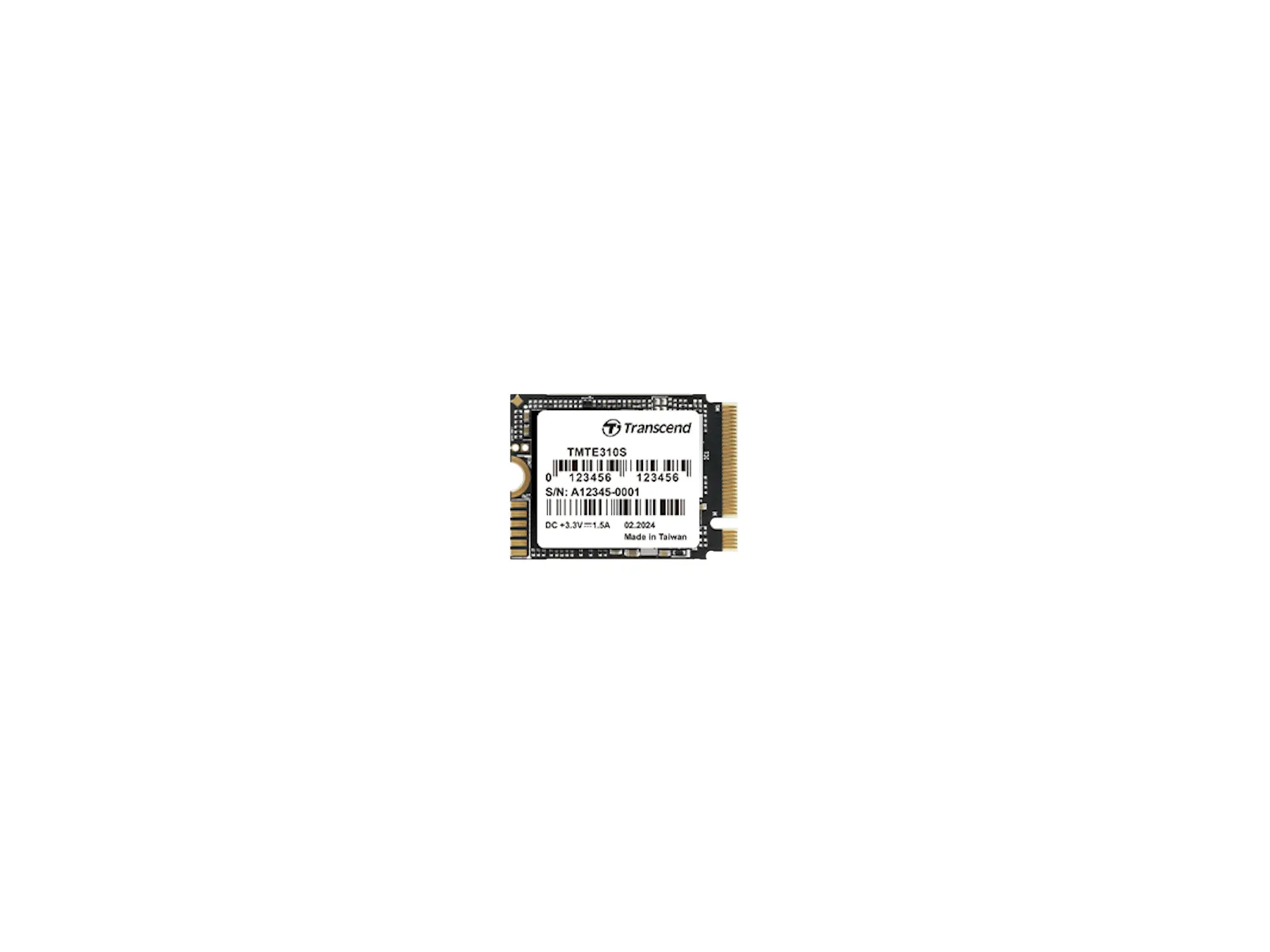 Transcend 2 TB MTE310S PCI-E GEN 4x4 M.2 2230 SSD 3D NAND - 5000 MB/s Read 4000 MB/s Write - 1200 TBW