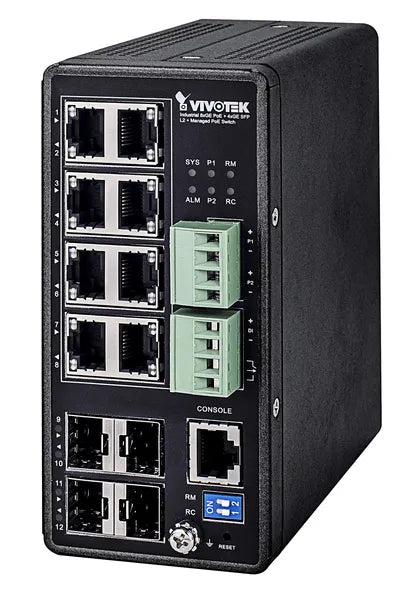 VIVOTEK AW-IHT-1271, Managed, L2+, Gigabit Ethernet (10/100/1000), Power over Ethernet (PoE)