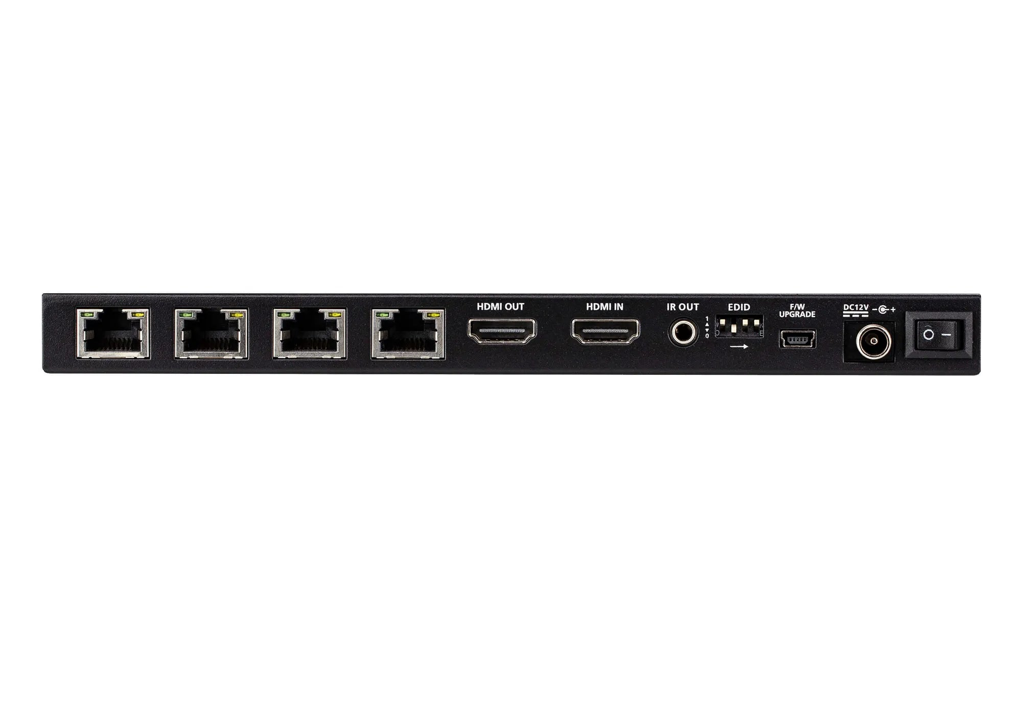 4-Port 4K HDMI Cat 6 Splitter with Receivers - 1 splitter and 4 receivers