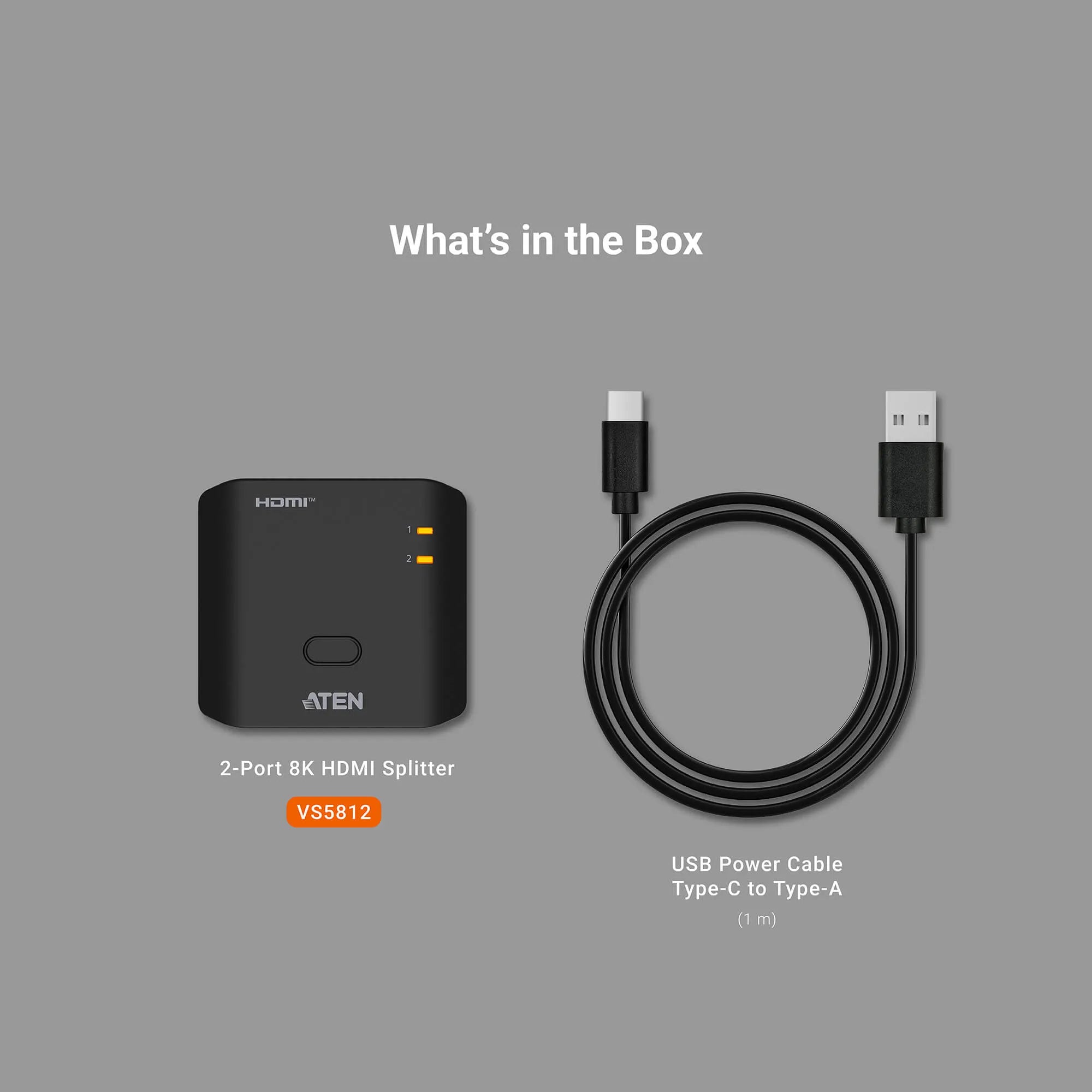 2-Port 8K HDMI Splitter