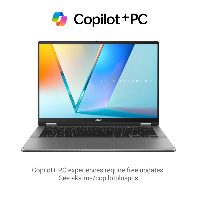 ASUS Vivobook Flip|TP3407SA-OU73210G0X|14'' WQXGA+ OLED TOUCH|GRAY|ULTRA 7-258V|LPDDR5X 32GB|1TB PCIe SSD|STYLUS|WIN 11Pro