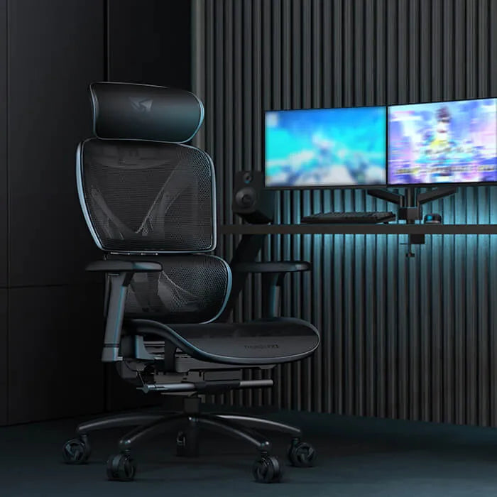 Thunderx3 XTC PRO Ergonomic Chair - Mesh Black (TEGC-3091101.11).