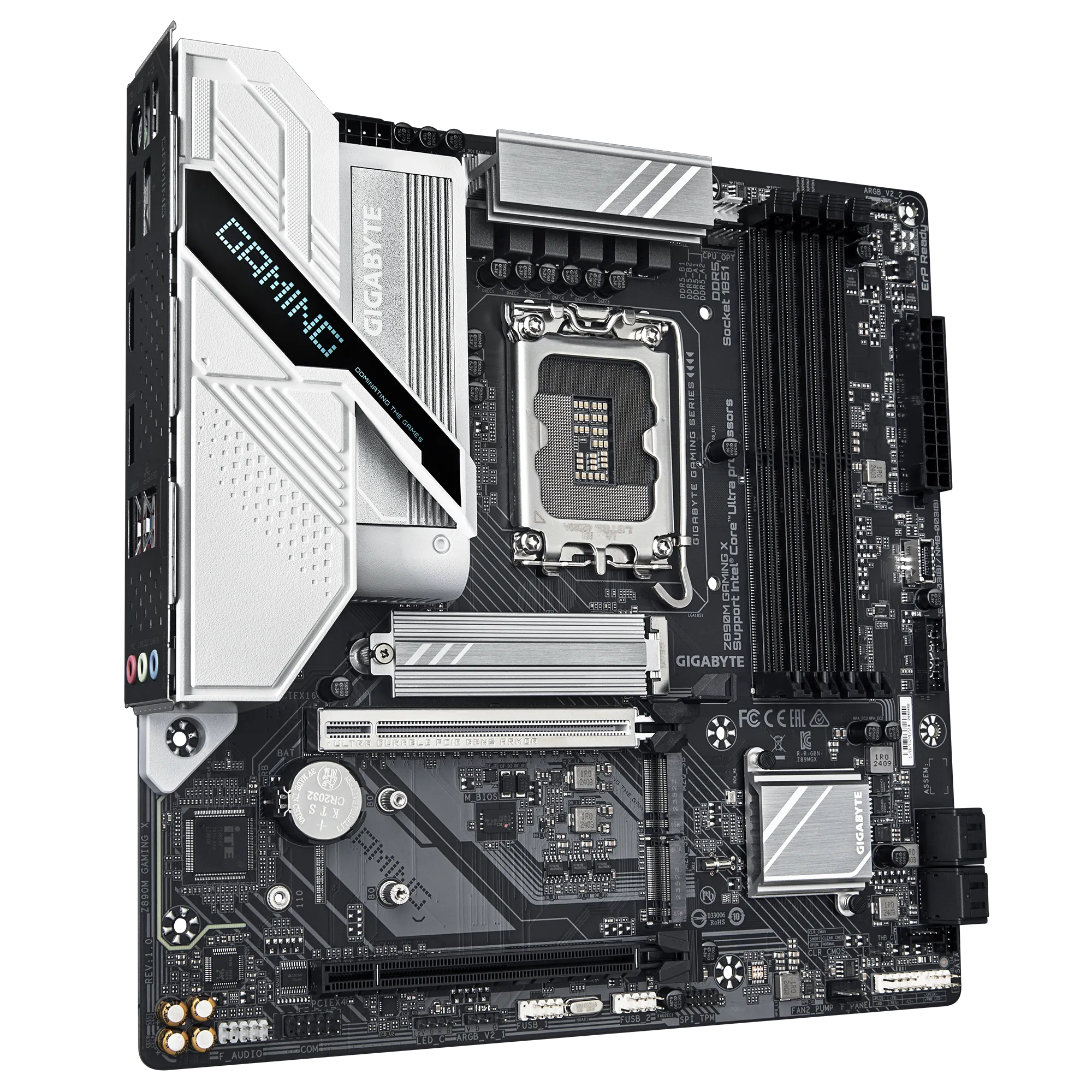GIGABYTE Intel® Z890 Chipset for LGA 1851; 4x DDR5; 3x M2; HDMI/2x DP; mATX. 