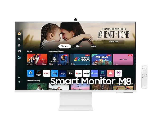 Samsung LS32CM801 32'' Flat M8 HDR10+ Smart Monitor; 3840x 2160; GtG 4ms; 60Hz; HRD10+; 2 x 5W Speakers; Video Communication; Io