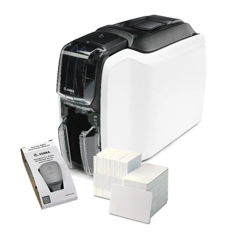 Printer ZC100; Single Sided; UK/EU Cords; USB Only; Windows